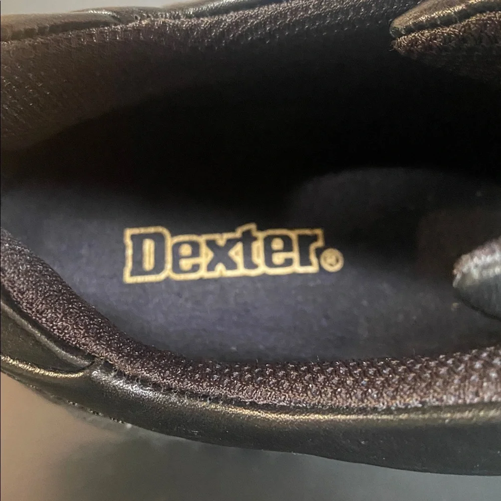 Dexter Leather Lace Up Black Shoes 9M S9500-1 NWOT